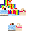 Rainbow hair Skin 4