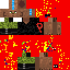 rainbow fire man Skin 1