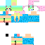 Anime Minecraft Rainbow Cute Skin 13