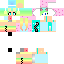 Cute Rainbow Cat Girl Skin 0