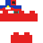 red imposter with captin hat Skin 8