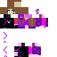 checkers girl purple and black Skin 4