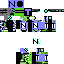 cyborg TNT creeper Skin 5