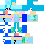 Blue girl (Jr. High School) Skin 14