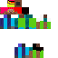 rainbow Steve Skin 7