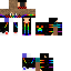 Rainbow Cool guy Skin 1