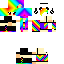 Rainbow Anime Girl Skin 3