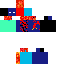 multi colored  lava man//also herobrine Skin 4