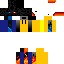 Fire vs Water Enderman Skin 6