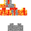 Half lava half robot man Skin 3