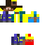 Water and fire Herobrine Skin 0