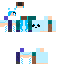 Blue cute panda girl Skin 3
