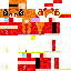 Cute fire Gamer Girl Skin 7
