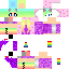 Cute Rainbow Girl Skin 2