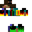 Herobrine fire and acid Skin 2