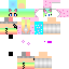 rainbow wolf tail Skin 13
