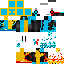 Ultimate half  ice and fire Slime Skin 10