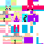 Cute colorful Cat Girl Skin 1