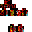 Fire Herobrine Skin 3