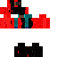 Corrupted black and red Minecraft skin Skin 11