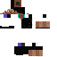 black and white steve Skin 16
