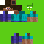 zombie herobrine minecraft skin Skin 3
