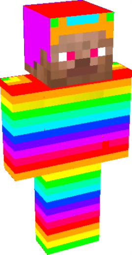 Minecraft Skin Editor | Rainbow Steve | Tynker