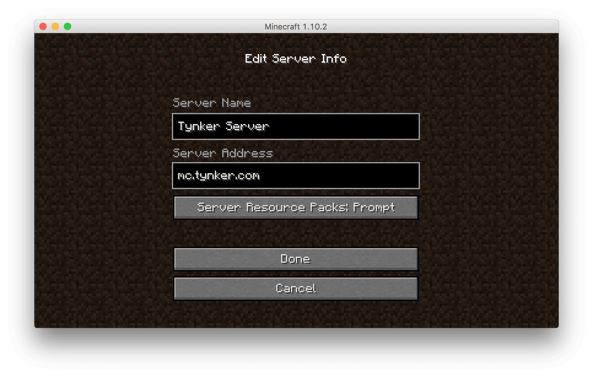 minecraft could not connect to server launcher