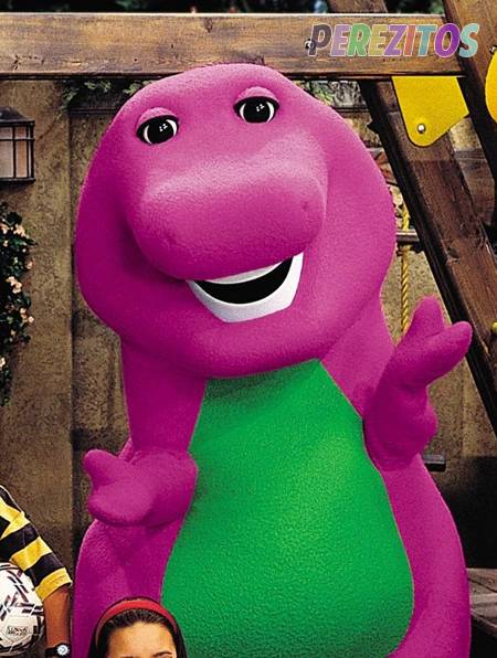 Barney meme face.