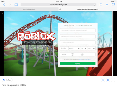 Roblox Sign Up Fail Tynker - background scene image