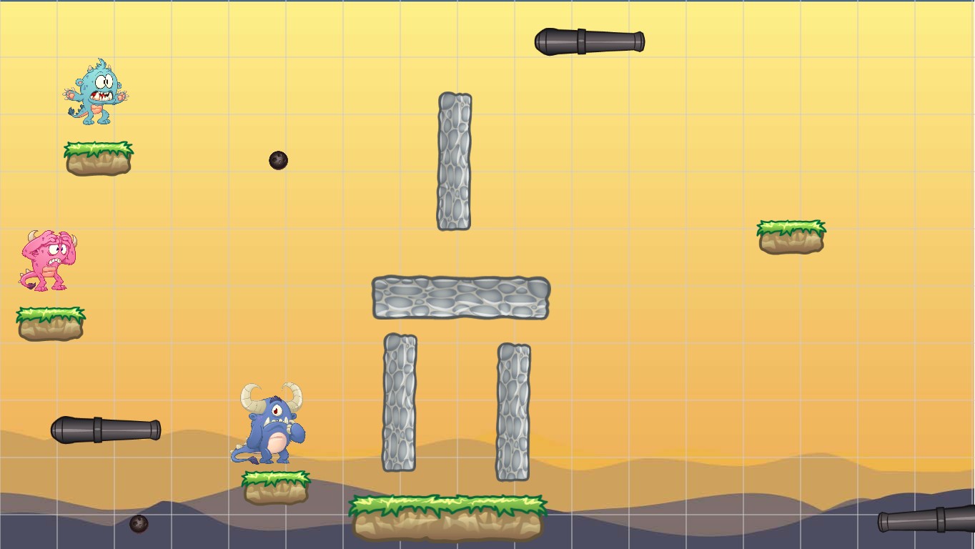 2 Player Cannon Game Tynker