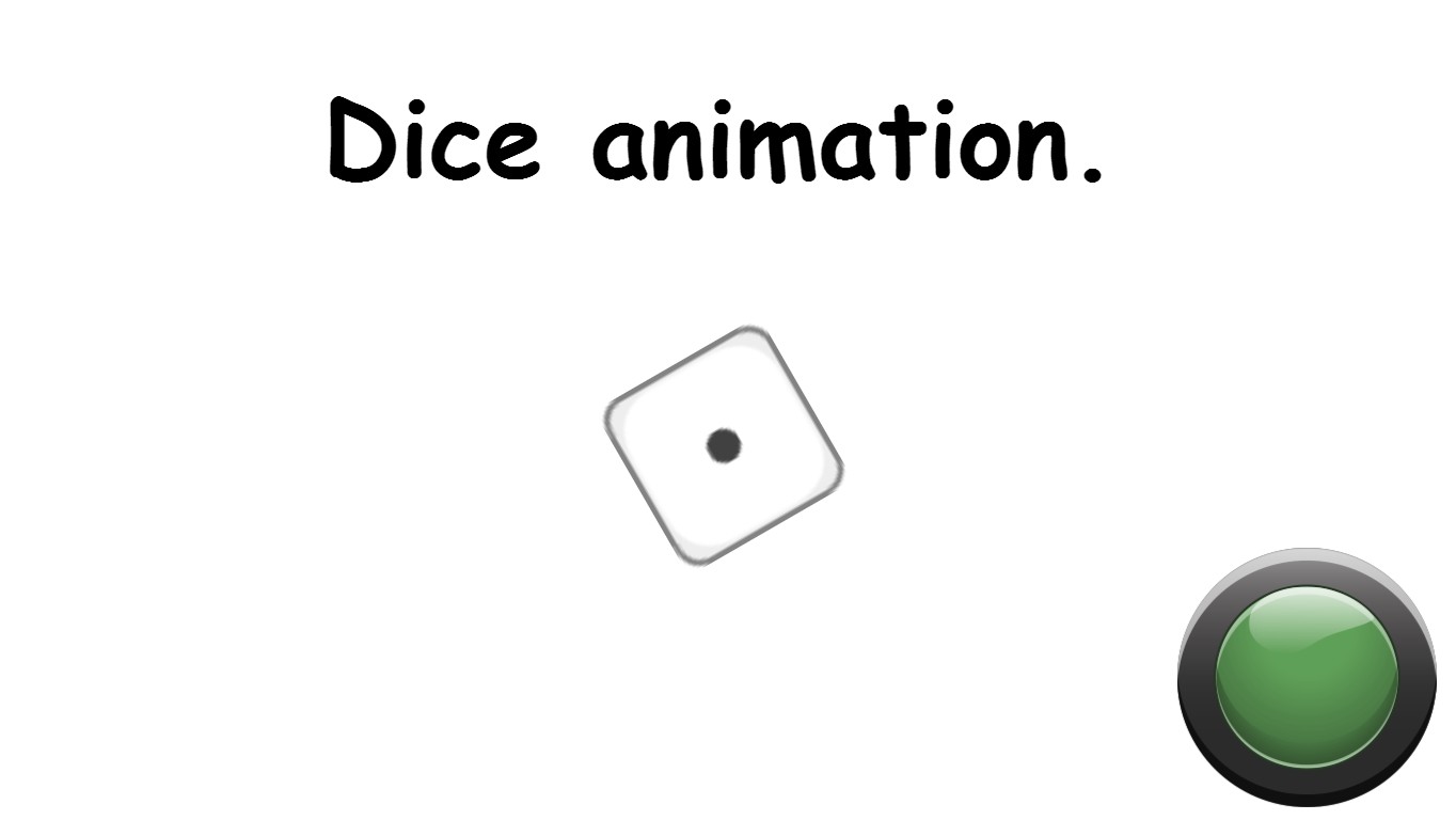 Dice animation and tutorial. Tynker