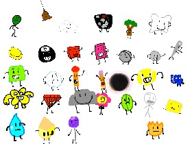 BFDI, Characters! Project by Sky Quartz