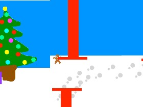 Christmas Flappy Bird - Pixel Art - Sticker