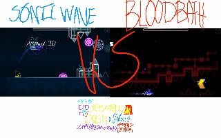 Sonic Wave Vs Bloodbath Tynker - geometry dash roblox edition new challenge level codes