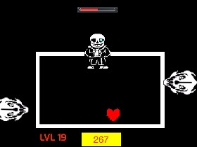 Undertale Sans fight hard mode