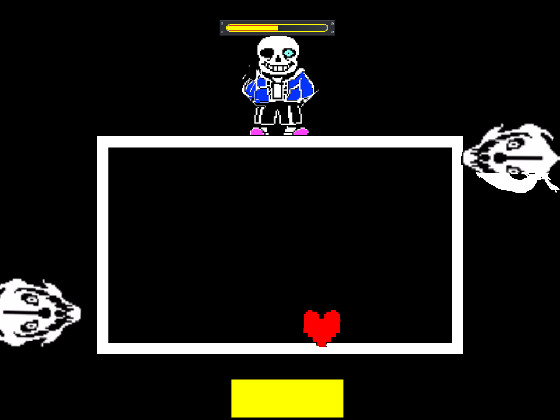 Sans fight colored sprite Project by Incomparable Rubidium