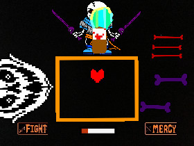 GU ink!sans fight phase2 Latter half [UNDERTALE fun game - TurboWarp