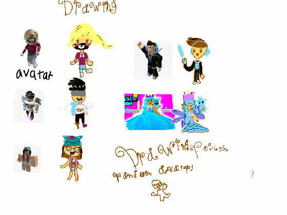 Random Roblox Avatar Drawings 1 Tynker - roblox avatar.com