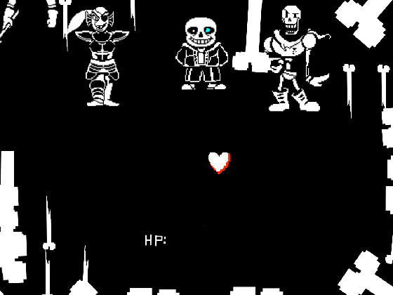 undertale two player sans fight - Physics Game by ninjamineturtle