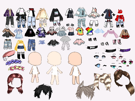 Gacha club clothes <3  Club outfits, Club outfit ideas, Character