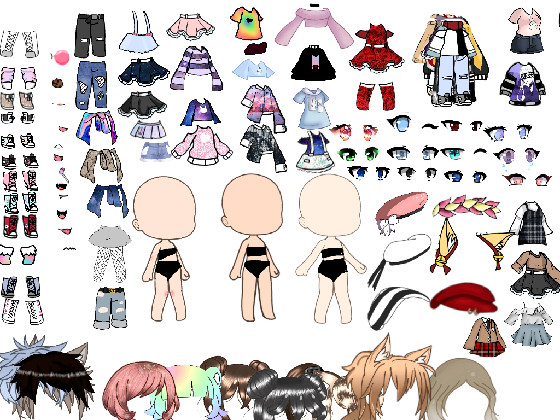 Gacha life dress up! 1