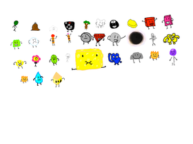 BFDI, Characters! 1 Project by Dedicated Bison