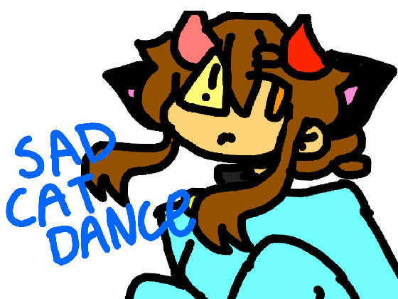 Sad Cat Dance  animation meme 
